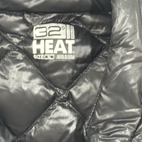 32 Degrees Heat size XL zippered lightweight jacket windbreaker black - Picture 8 of 13